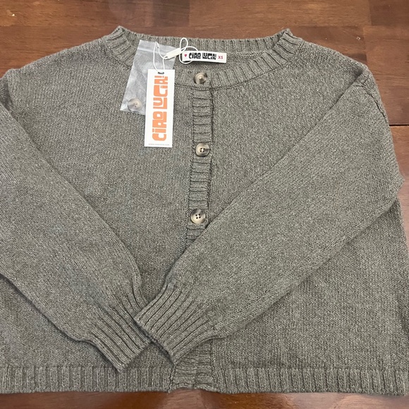 Ciao Lucia Gray Cardigan Sweater for Women NWT - Picture 1 of 8